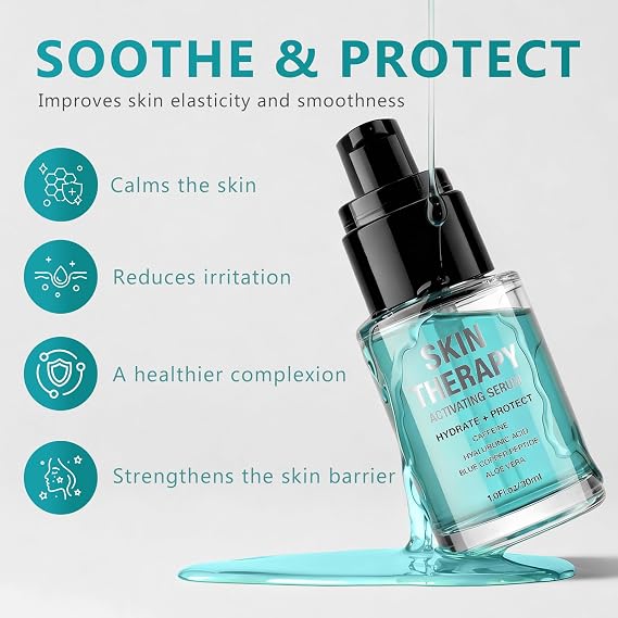 Red Light Therapy Activation Serum, Hyaluronic Acid Face Serum, 1 Fl oz