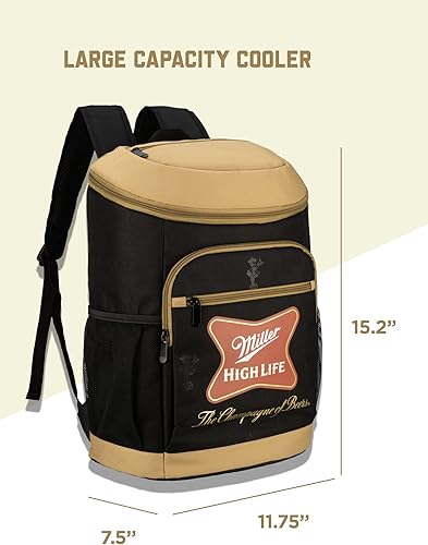 Miniatura 2 de Mochila térmica de cerveza aislada de 21 litros a prueba de fugas, enfriador suave para playa, camping, senderismo, picnic