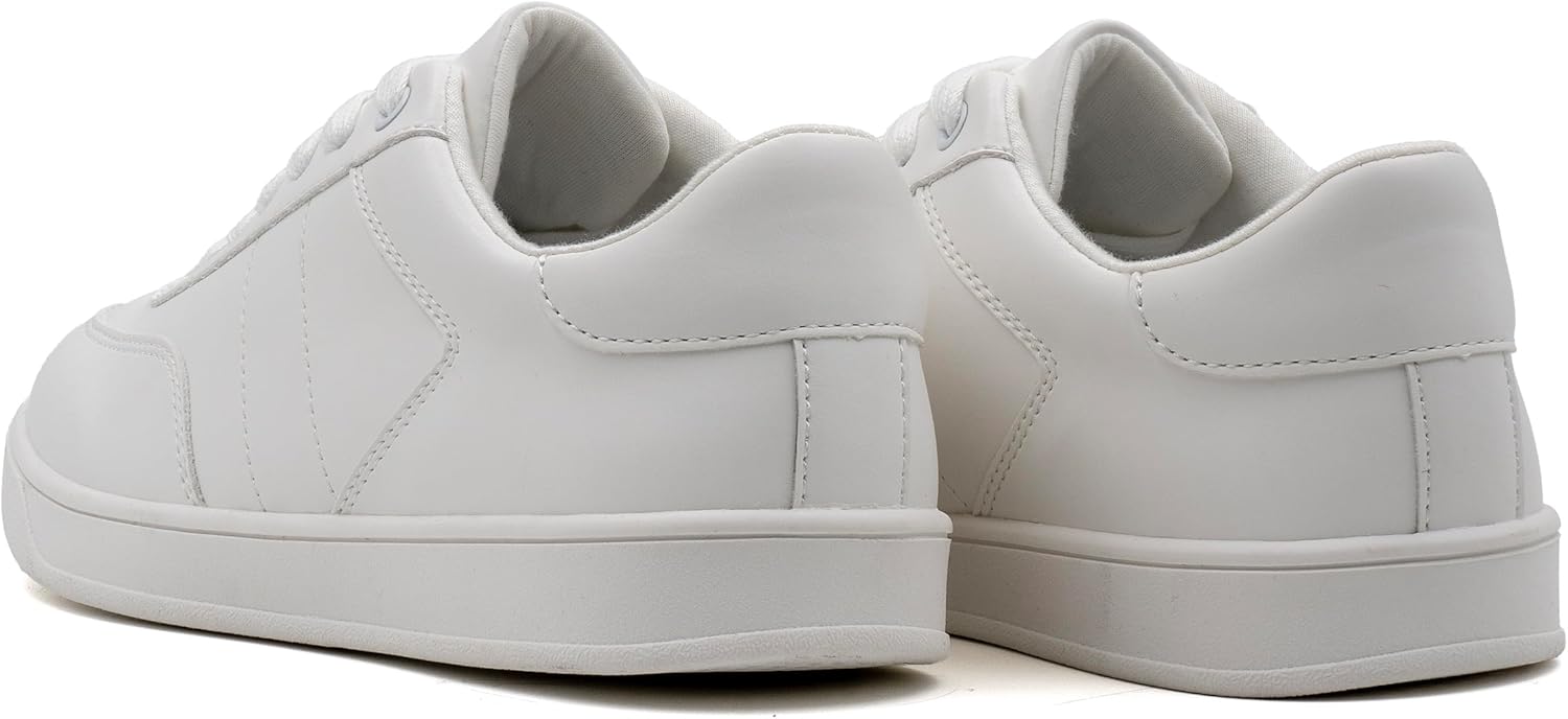 Women's Lace Up Trendy Sneaker Classic Fashion Low Top Walking Shoes - Picture 34 of 109