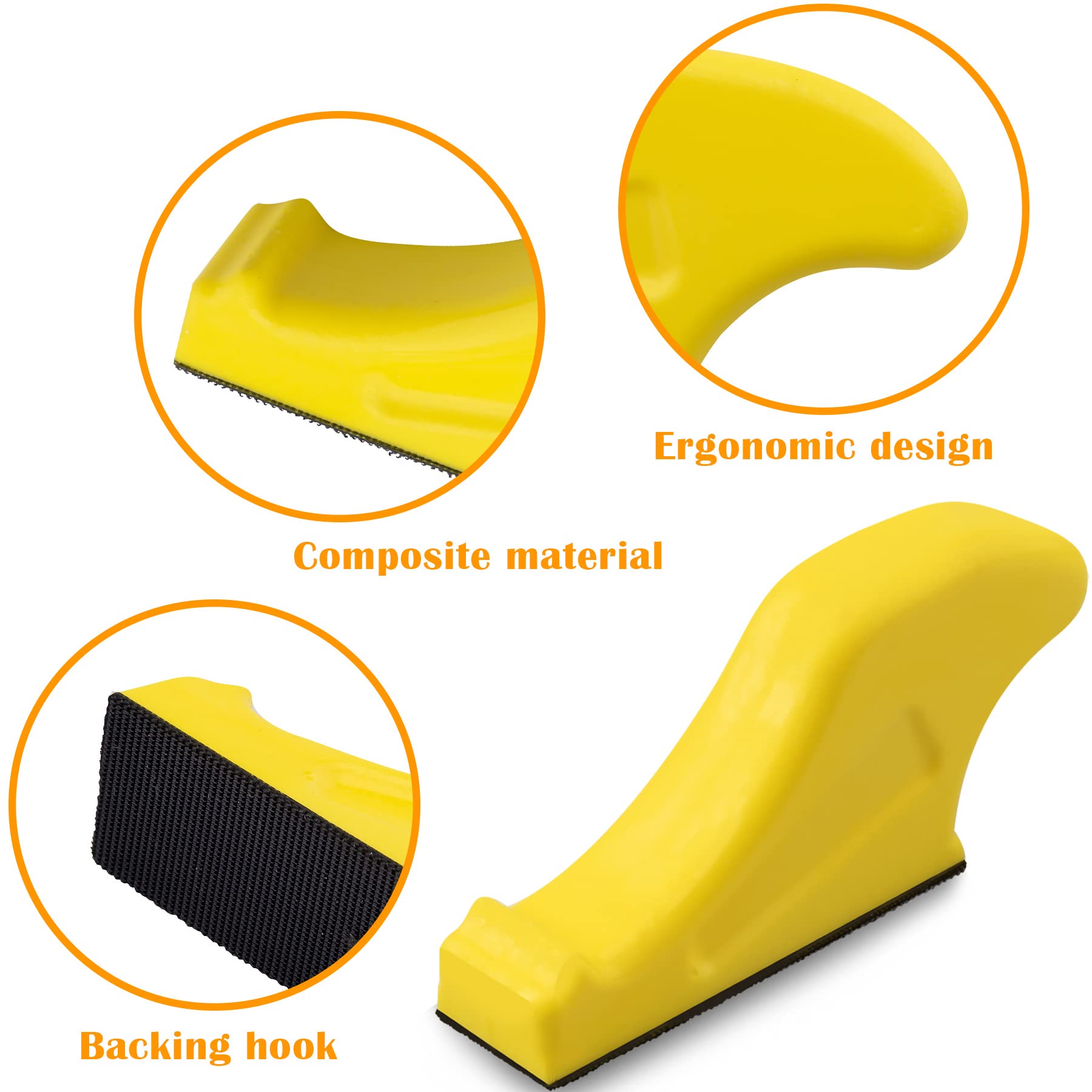 Carta Vetrata Abrasivi Per Levigatrice, Hychika 60 Triangoli Mouse, P60/P80/P100/P120/P180/P240 - Foto 9