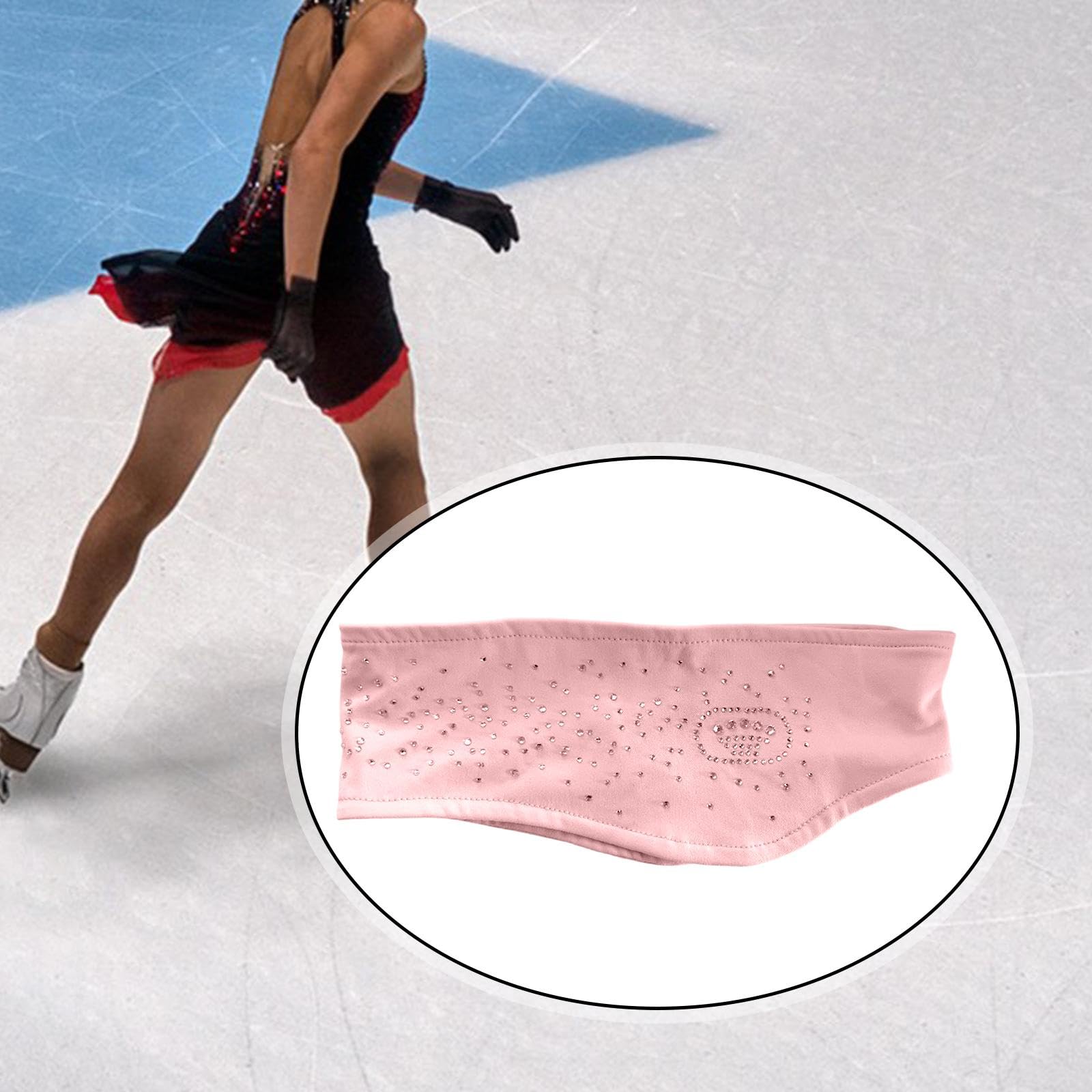 Fenteer Diadema para patinaje artístico, banda para el cabello, de entrenamiento que absorbe el sudor para el gimnasio, entrenamiento de fútbol