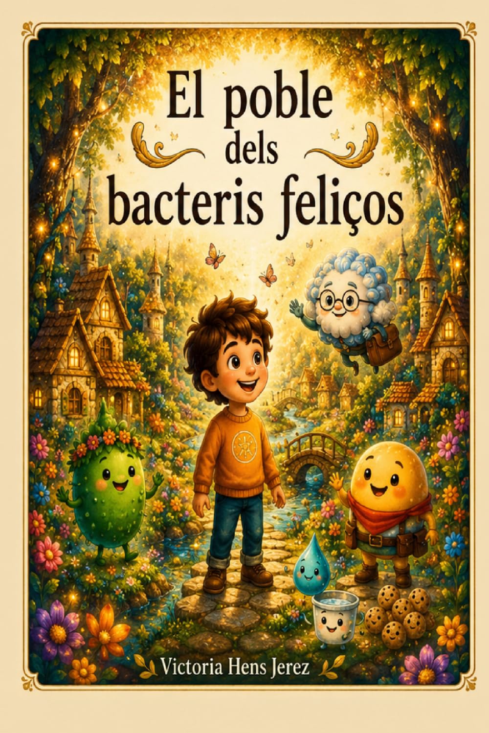 El poble dels bacteris feliços: Un conte infantil sobre microbiota, alimentació saludable i emocions