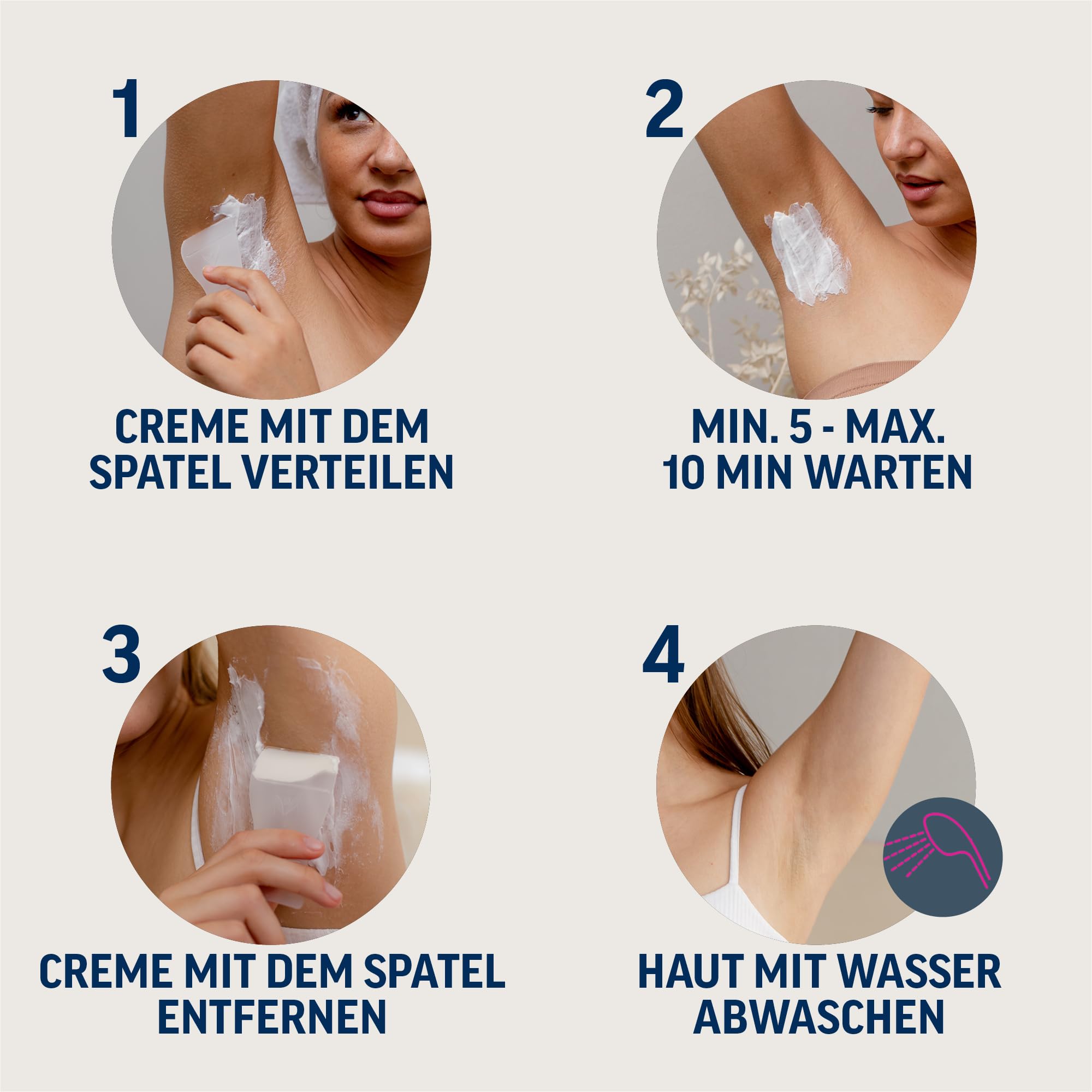 Veet Pure krem do depilacji włosów – nadaje się do skóry wrażliwej – zastosowanie do bikini i pod pachami – tubka 100 ml z wypukłym aplikatorem i szpatułką