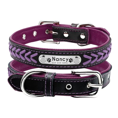 SARUEL Collar De Perro Personalizado,Collares De Perro Personalizados,Collar De Mascota Acolchado,Collares…