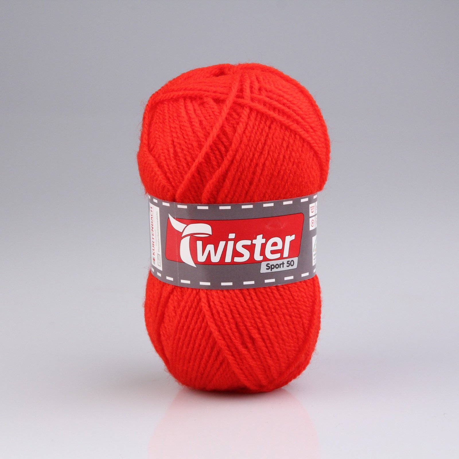 Kurtenbach Twister Sport 50 Uni - Rot - 50g