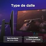 Lenovo Legion R27qe Gen2 - Écran Gaming 27'' (QHD, IPS, 200 Hz, 0.5 ms, HDMI+DP, Câble DP, AMD FreeSync Premium) Réglage en Inclinaison - Noir - 5