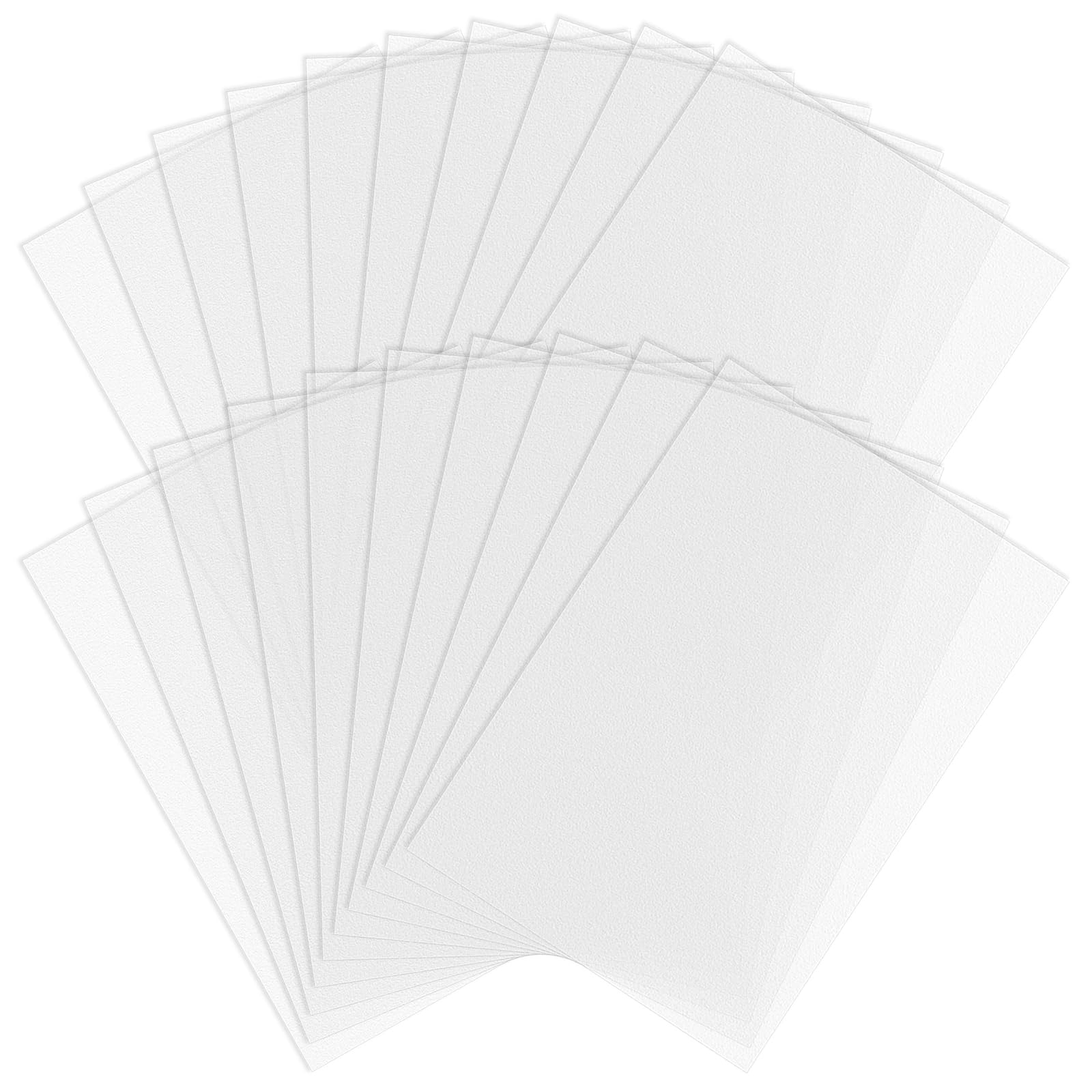 20 pezzi di lastre in PP semitrasparenti opache da 0,3 mm, 21 x 29,7 cm, lastre in plastica A4, lastre in PP, per modellismo, decorazione della casa, bricolage, architettura, progetti fai da te
