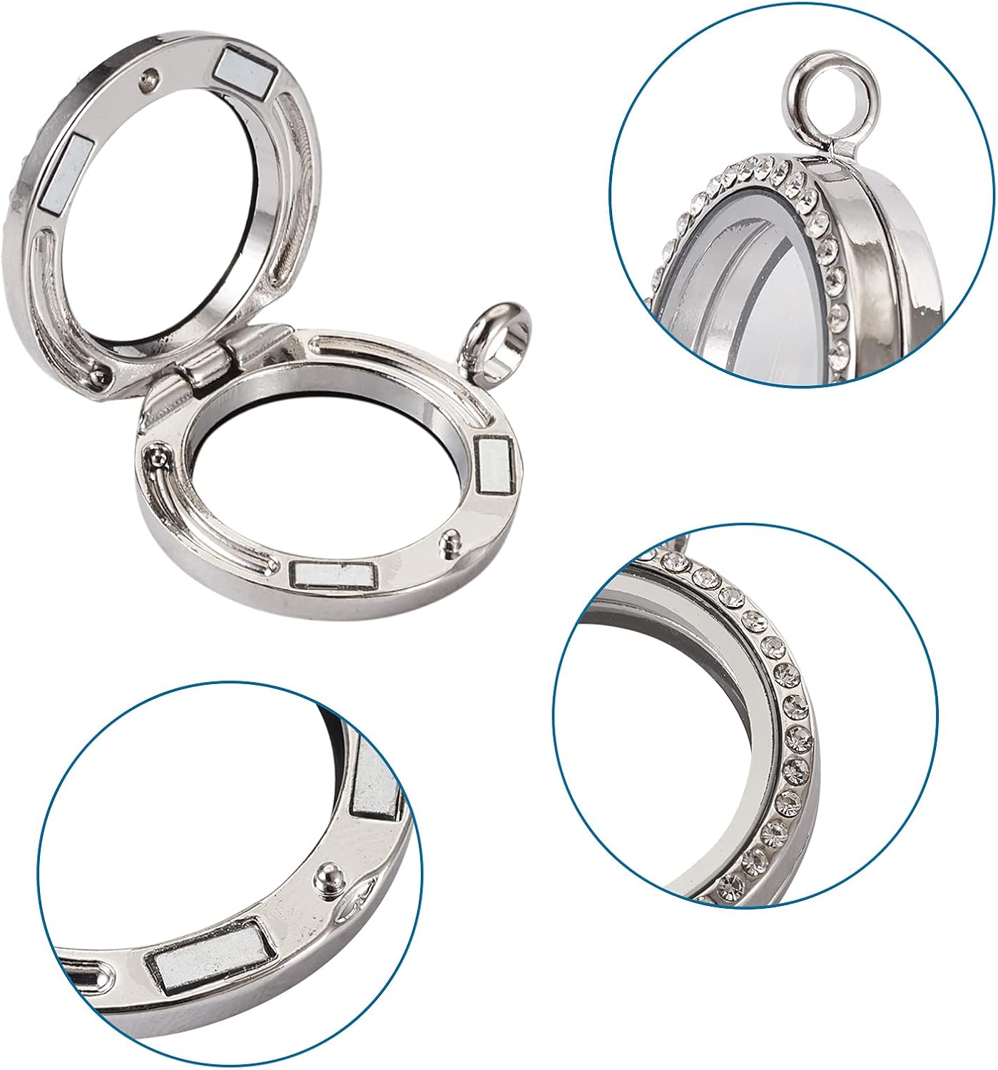 SS01 5 stks messing hartvormige fotolijst hanger ketting SS01 5 stks messing hartvormige fotolijst hanger ketting