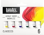 Liquitex Professional Acrylic Heavy Body Set Vibrant 6 X 20ml