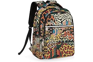 Striking African Print Vintage Backpack