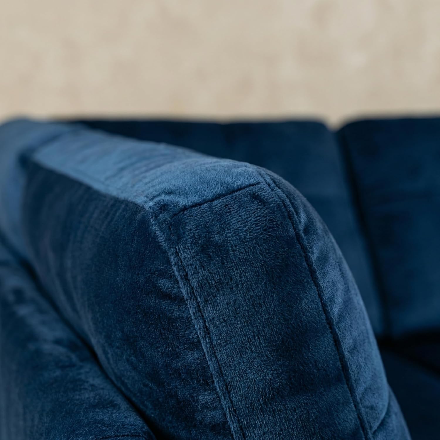 97.5" L-Shaped Sectional Couches for Living Room, Convertible 4 Seat Modular Sectional Sofa Set with Ottoman, Modern L Shaped Couch with Chaise for Apartment and Office, Velvet Blue