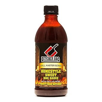 Butcher BBQ Home Style Sweet Grilling Sauce | World Championship Winning Formula | Smoky Spicy Barbeque Sauces Seasoning & Marinade