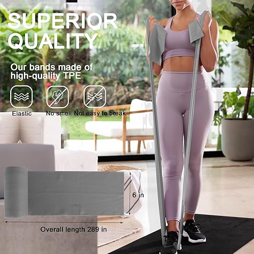 Miniatura 4 de Bandas de resistencia profesionales a granel. Banda elástica de terapia física. Bandas de resistencia bandas elásticas de ejercicio para