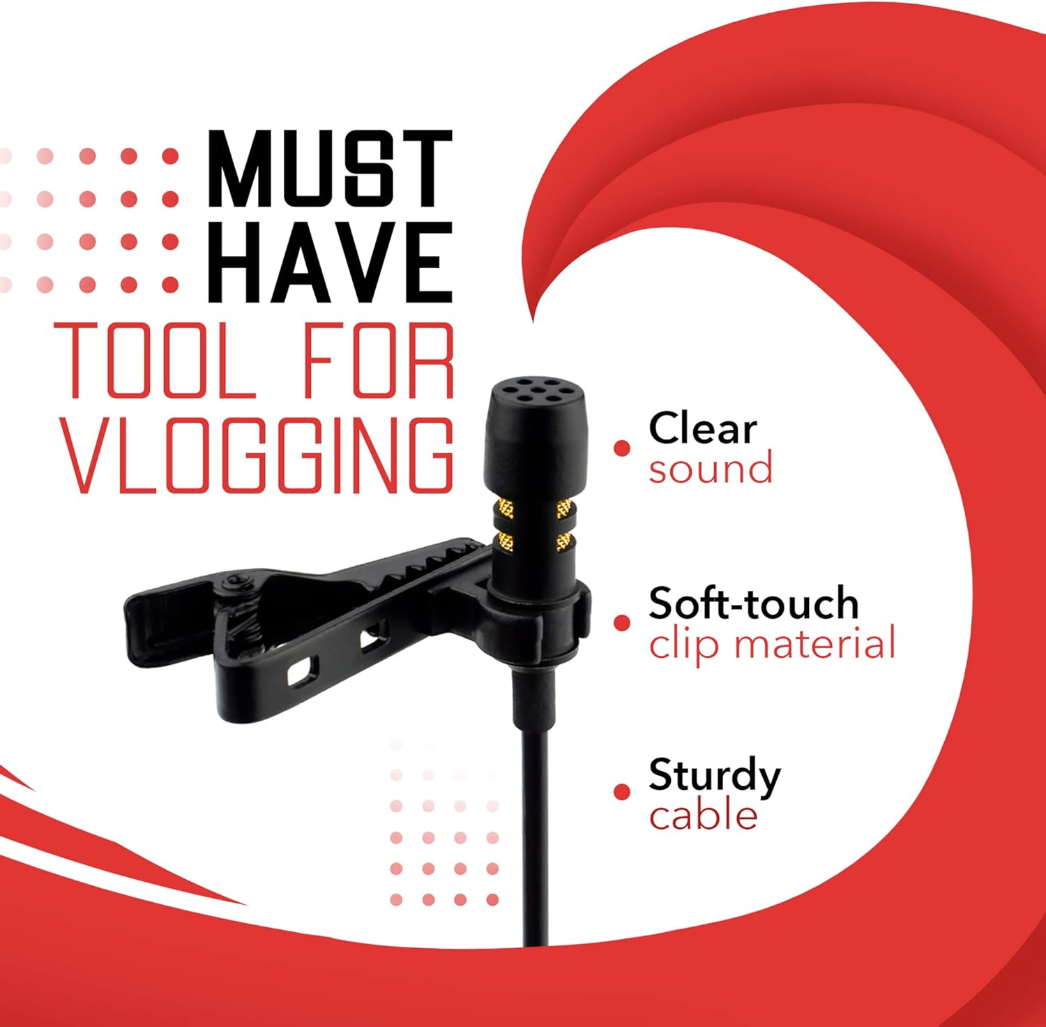 Suреr Chеар 🛒 Youmic - 2 Dual Mini Lavalier Lapel Mics with Clip for Phone, iPhone Microphone for iOS, Android, PC, Laptop, Video, Vlogging