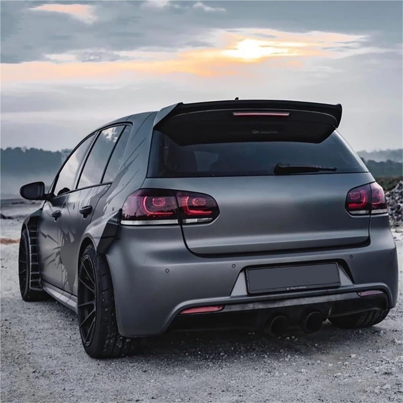 Spojlery tylne Do VW Golf MK6GTI MK7 GTI GTD R RL Spojler samochodowy | Skrzydło Spojlera Do Lepszej Aerodynamiki I Stylu Spojler Dachowy Samochodu