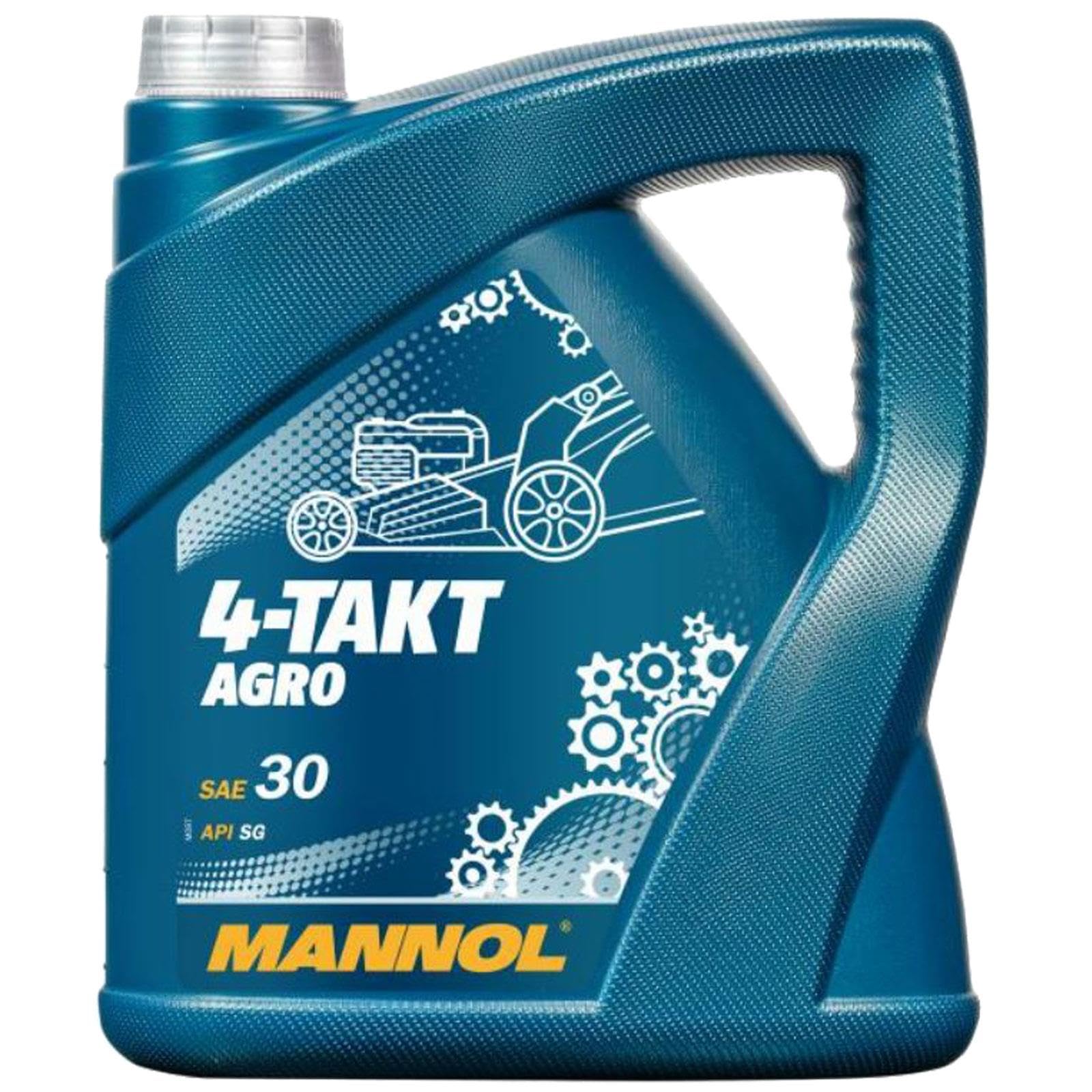 BandelOne enthält 10 Liter Mannol 4-Takt Agro Rasenmäher Traktor Generator Sae 30 Api Sg