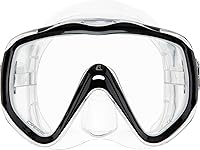 Vista 10 de Cressi Perfect View Scuba Diving, Snorkeling Mask in Pure Comfortable Silicone - Available with Different Panoramic Lenses - Liberty: Designed in