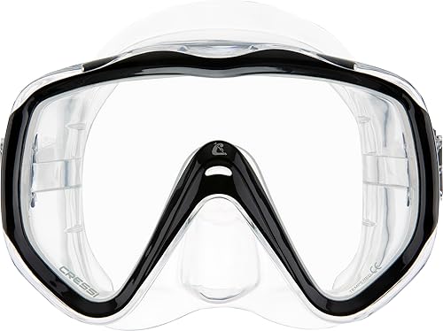 Miniatura 3 de Cressi Perfect View Scuba Diving, Snorkeling Mask in Pure Comfortable Silicone - Available with Different Panoramic Lenses - Liberty Designed in