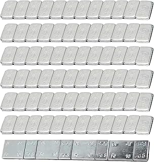 Pesos Adhesivos,Contrapesos Adhesivos Pesos,Peso Adhesivo para Neumáticos,Pesos De Equilibrio,Rueda Equilibrio Pesos,Adecuado para contrapesos de neumáticos de automóviles,5-10g x 1 pc + 5g x 6 pcs
