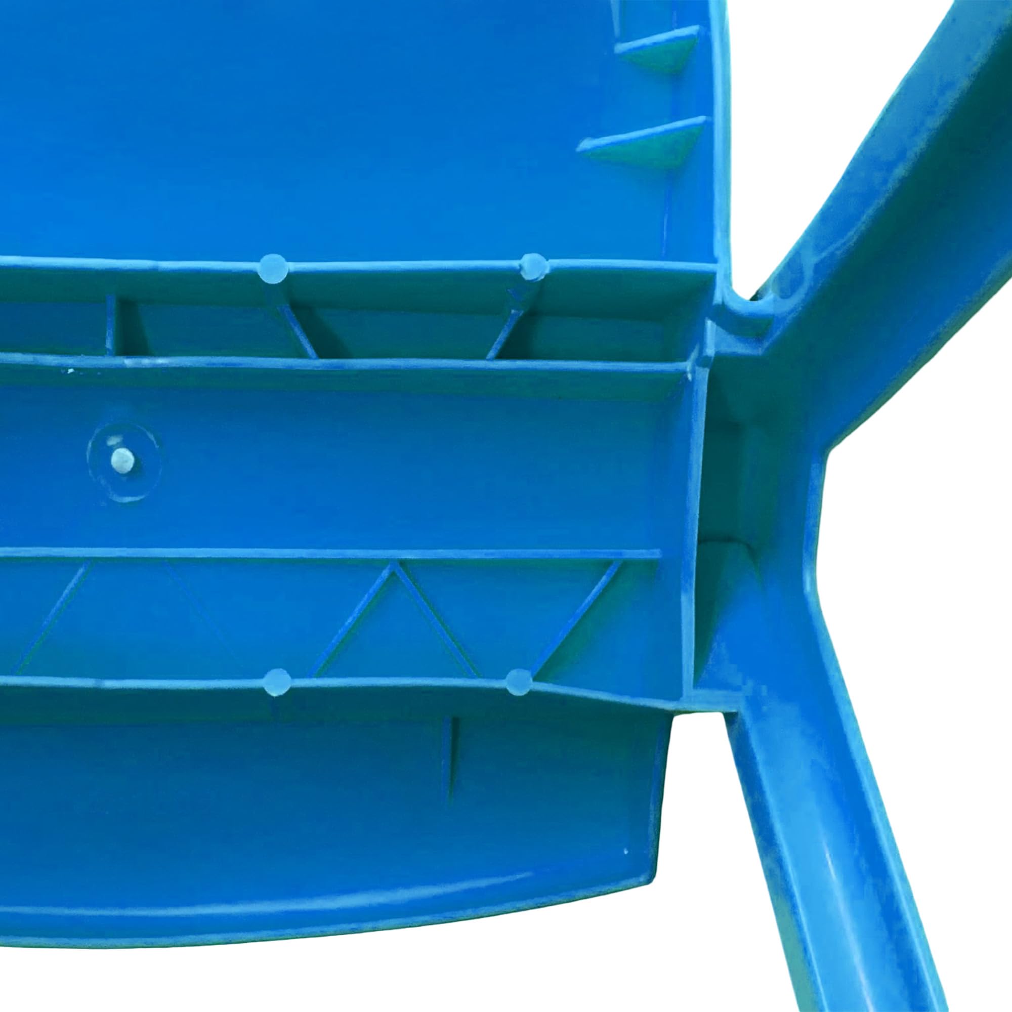 Sicignano Set 3 Pezzi Sedia per Bambini in Plastica Azzurro Impilabile 34x32x48h cm Portata 60 kg Impermeabile
