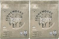 Vista 1 de Grab Green Stoneworks - Cápsulas de detergente para ropa, 100 unidades, aroma de rama de abedul, a base de plantas y minerales, limpia