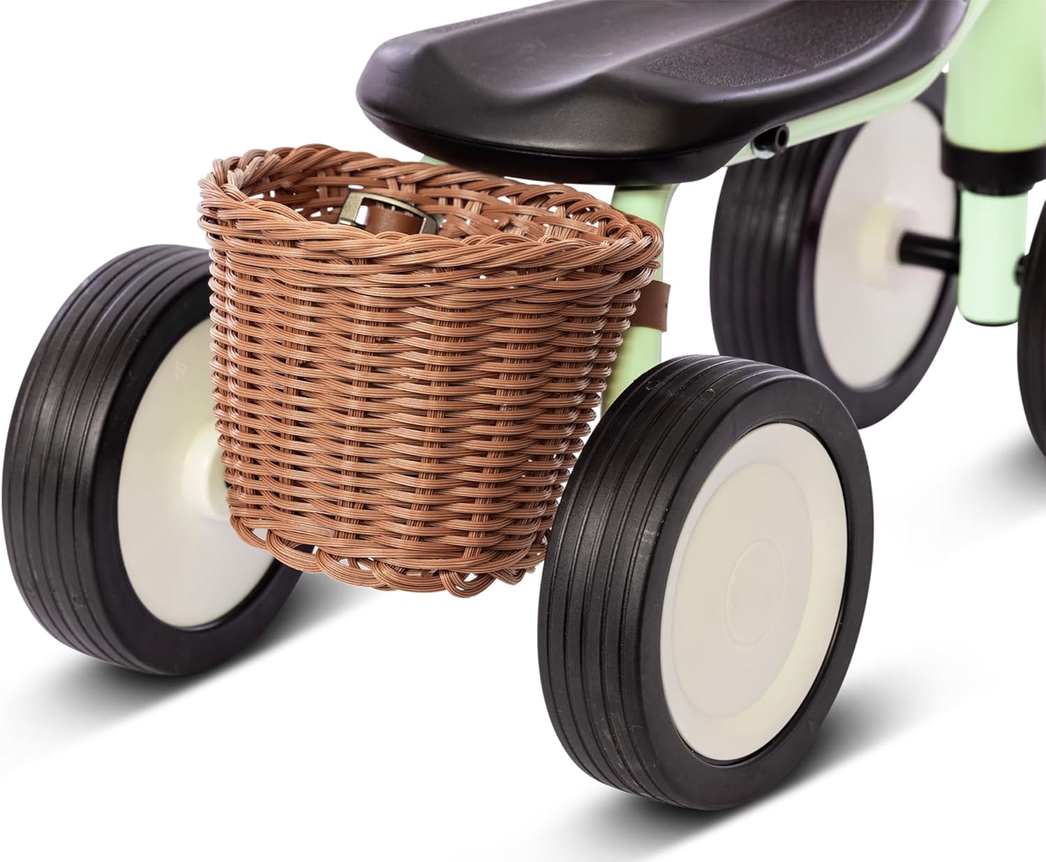 PUKY Pukylino Bundle | Balance Bike Suitable for Children from 1 Year | Optimal Mobility Development & Coordination | High-Quality Steel with Shockproof Powder Coating I Float Wheels | Pastel Green