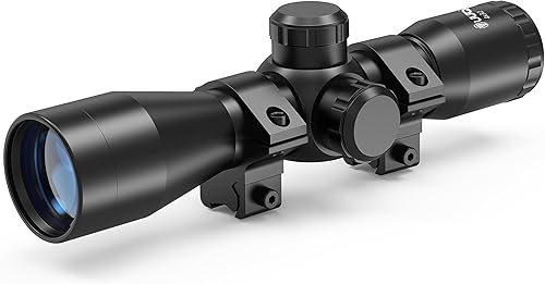 UUQ Tactical 4X32 Compact .223 .308 Scope Rangefinder Reticle/w 20mm Picatiny or 11mm Dovetail Ring Mounts