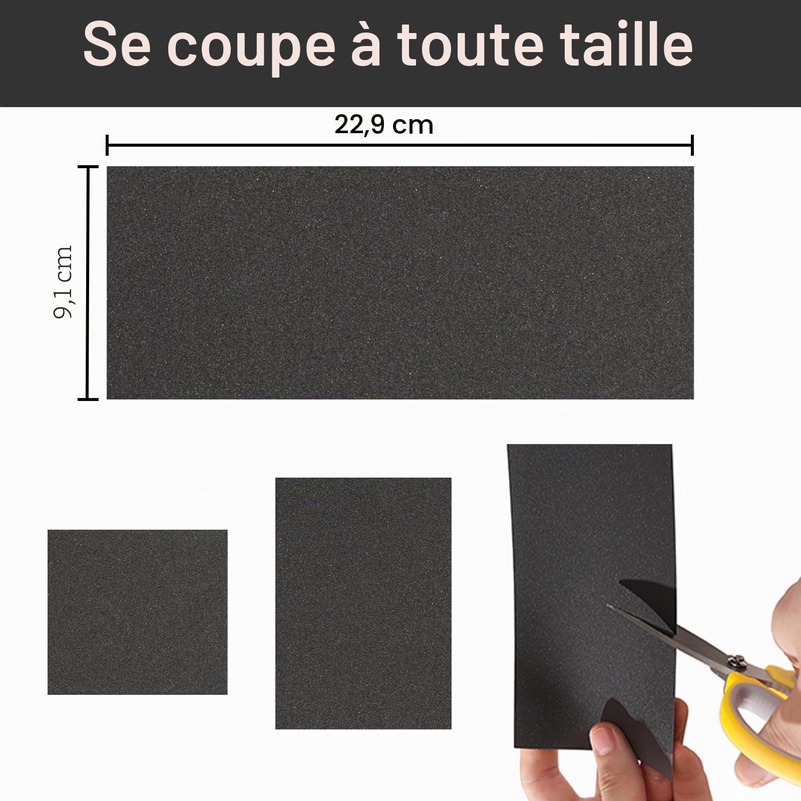 Papier de Verre Abrasif 120-3000 Grains 42 Pièces 9x3,6 Pouces pour Polir Métal Bois Voiture
