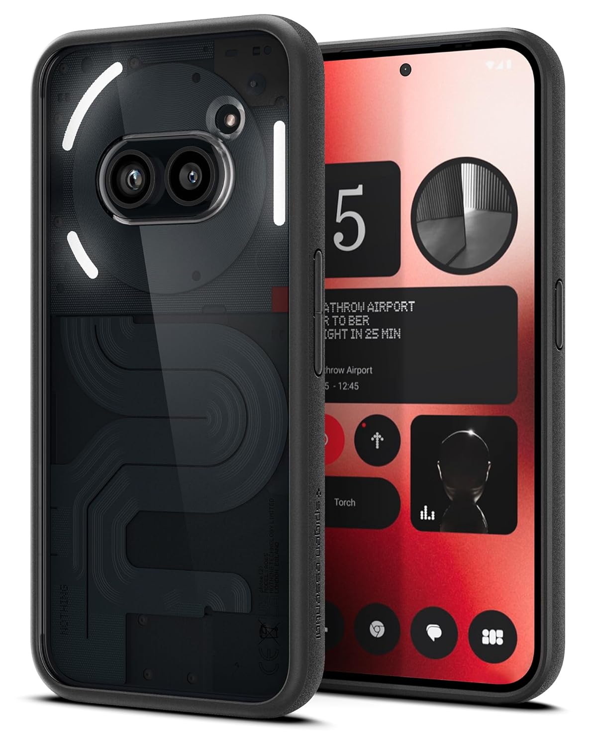 Spigen Essential Sand Crystal for Nothing Phone (2a) Plus Case, Nothing Phone (2a) Back Cover – TPU+Poly Carbonate|Matte Black Spigen Essential Sand Crystal for Nothing Phone (2a) Plus Case, Nothing Phone (2a) Back Cover – TPU+Poly Carbonate|Matte Black