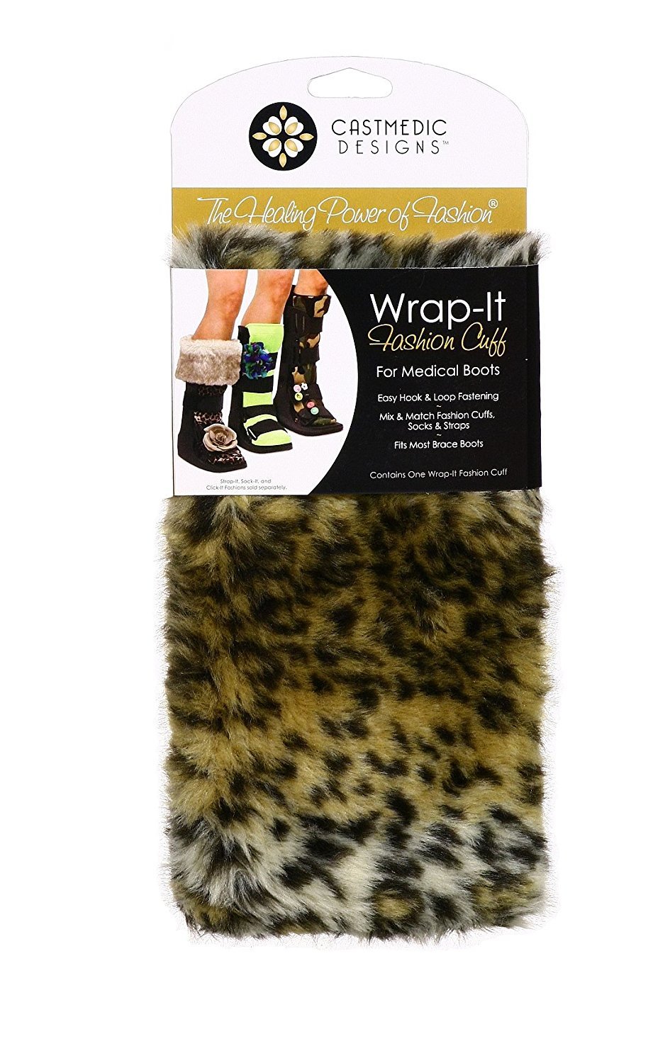 Wrap-It Faux Fur, Leopard