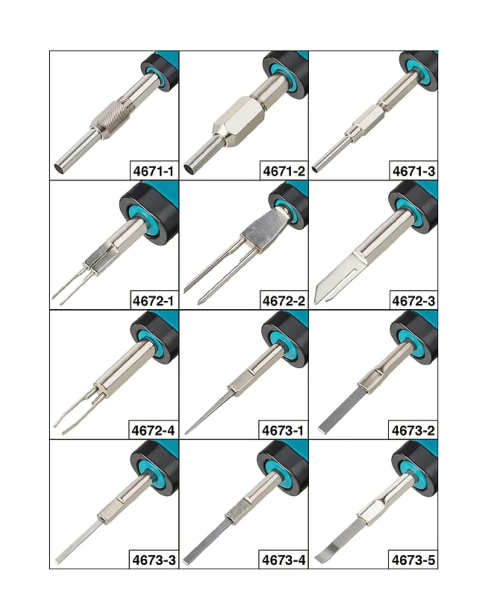 Hazet 4670-1/12 Serie Di Utensili Per Impianti Elettrici, Multicolore