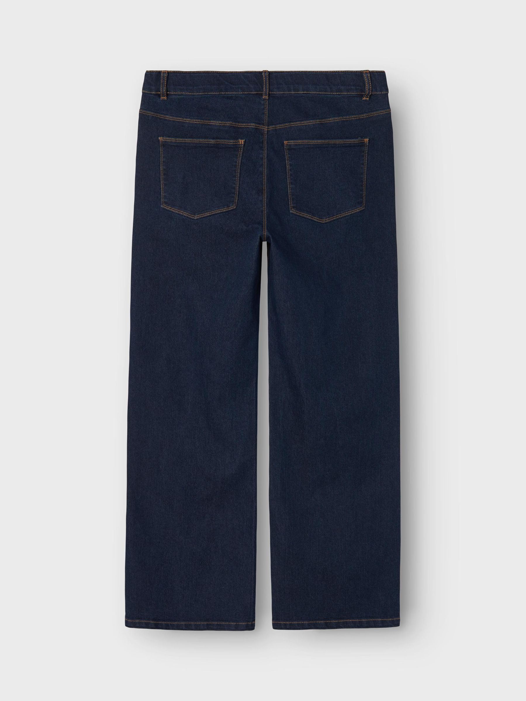 NAME IT Nlftulrichia Dnm Lw Wide Pant - spodnie jeansowe Dziewczynki