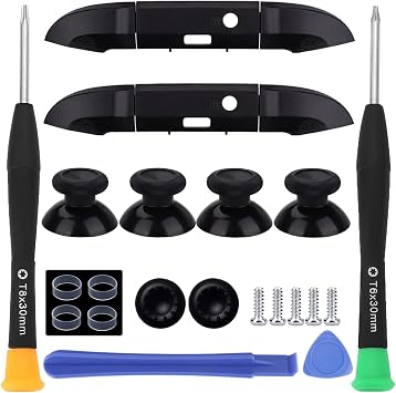 Lb Rb Bumper Button Replacement for Xbox Series X S Controller, Shoulder Trigger Buttons Top Middle Bracket Replacement Parts for Xbox Series X S Controller