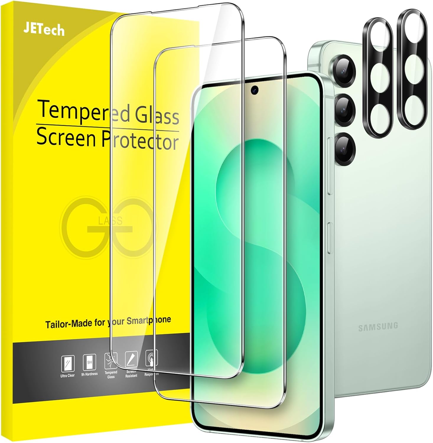 JETech Screen Protector for Samsung Galaxy S25+ / S25...