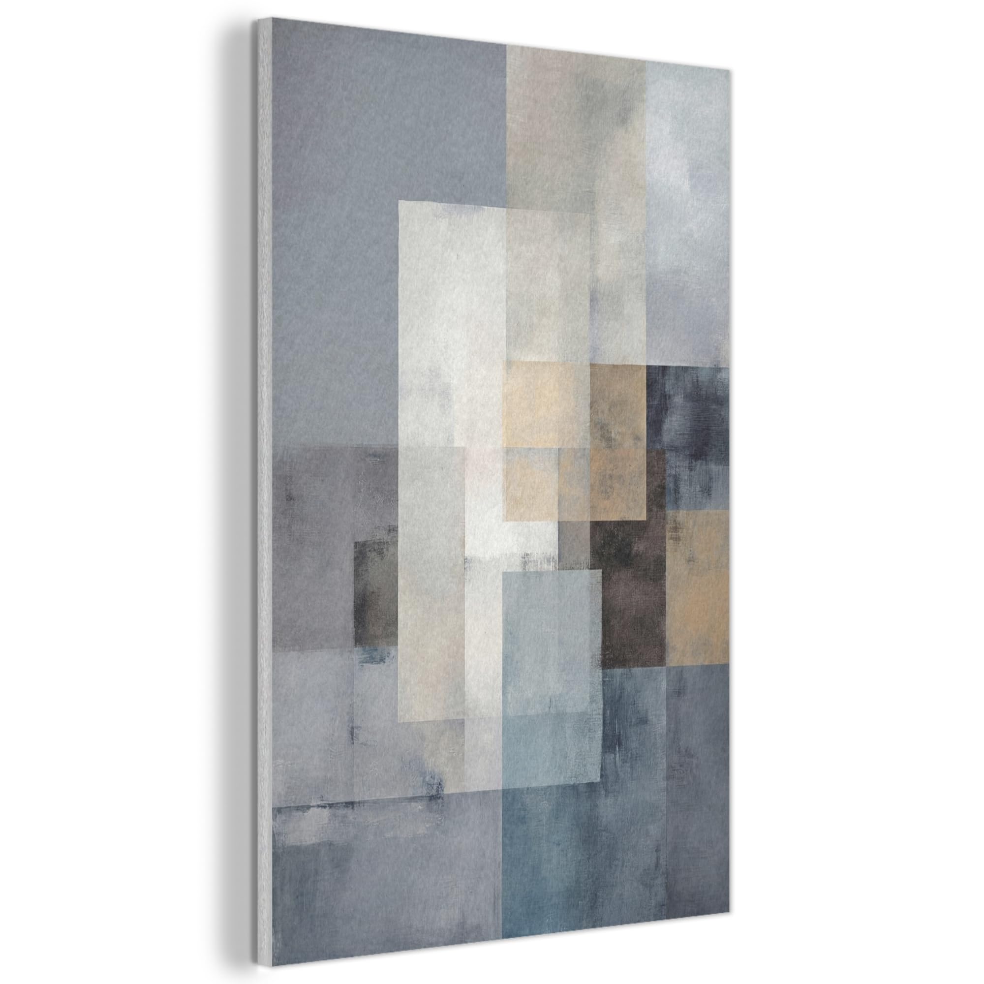 MuchoWow© Felt Panel 40x60 cm Room Style Piece Wallfillers Visual Display Decoration Wall Art Rectangles - Abstract - Blue