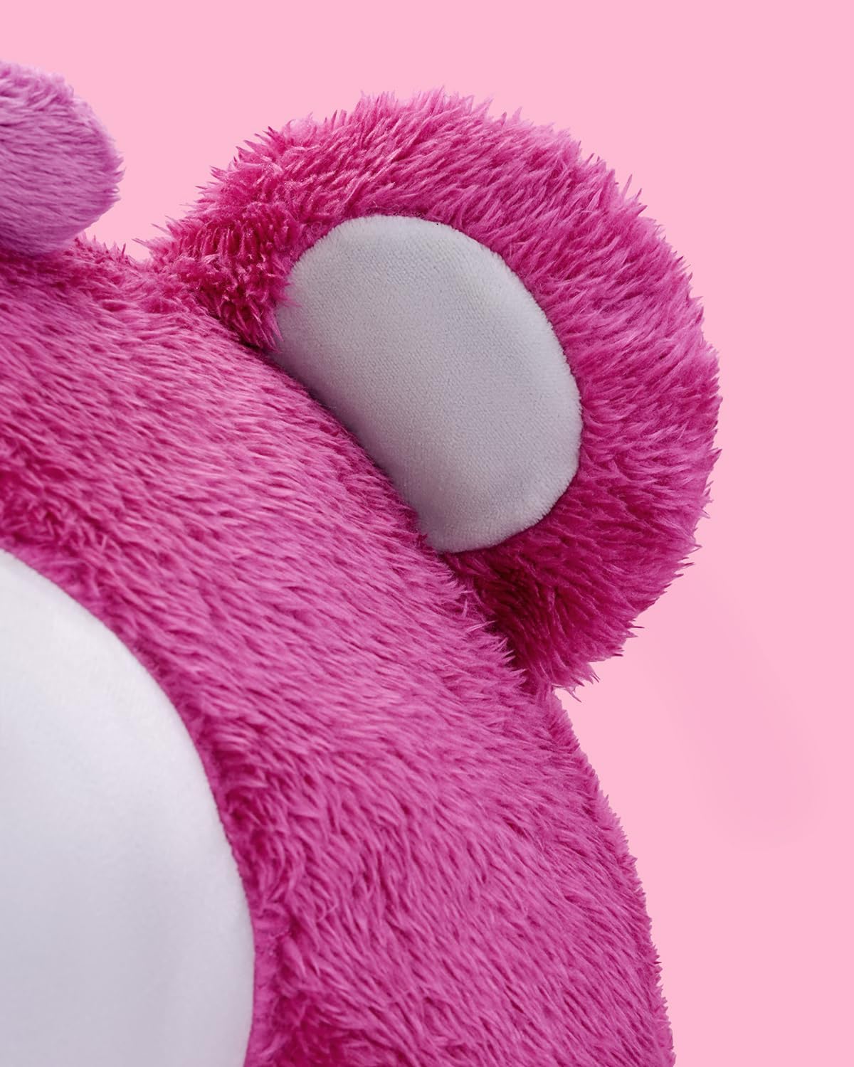 MINISO 24" Disney Lotso Sitting Plush Toy -Disney Strawberry Bear Stuffed Animals & Teddy Bears Collectible Toy Doll Gift, Super Soft & Huggable Doll for Fans
