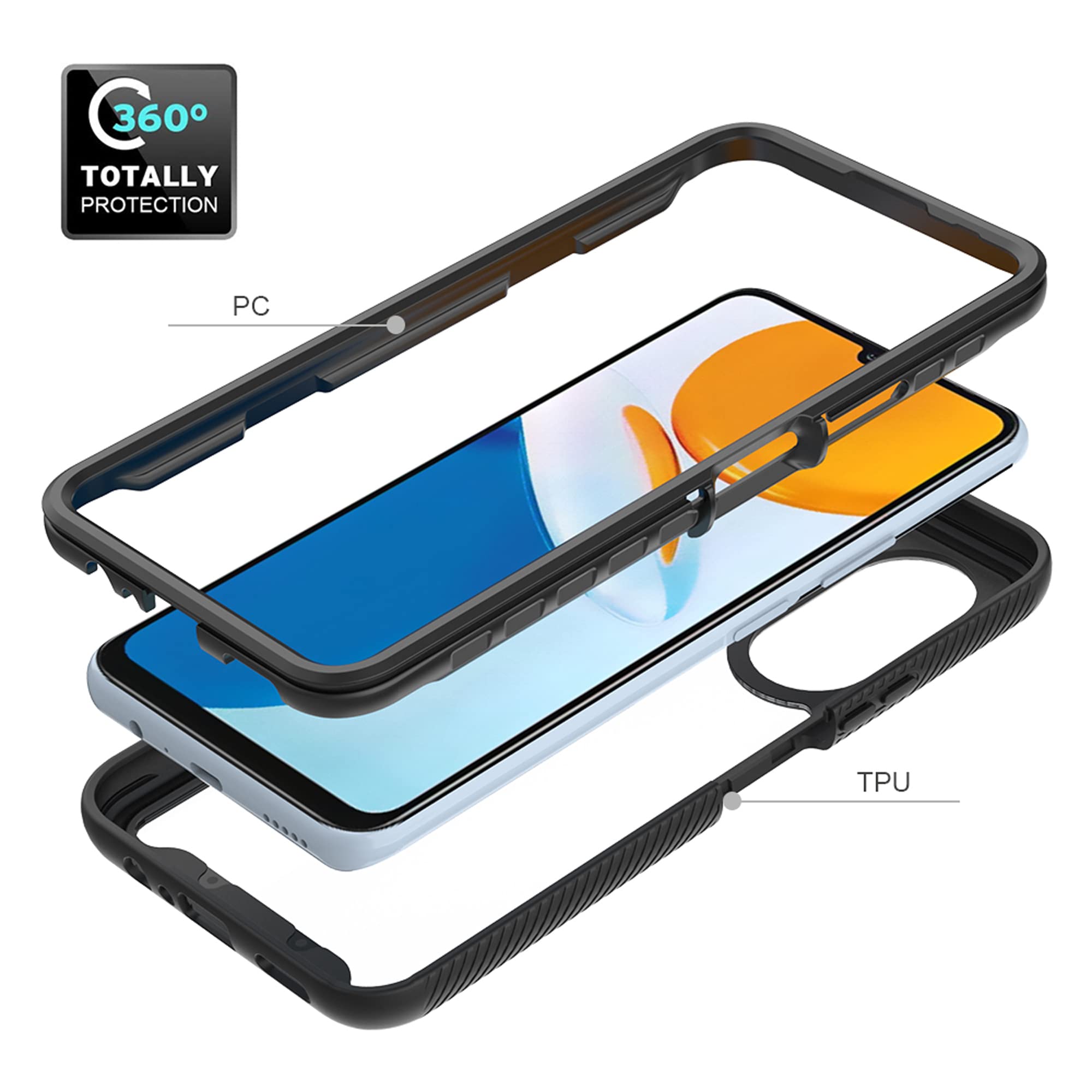 LeYi Cover per Samsung Galaxy A34 5G Custodia con Protezione Schermo