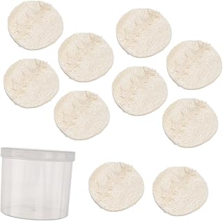 FRCOLOR 11Pcs Toalhetes De Banho Buchas De Banho Toalhetes De Limpeza Facial Almofadas De Limpeza Facial Almofadas De Rosto Bucha Almofadas De Limpeza Facial Buchas Esponjas Esfoliantes