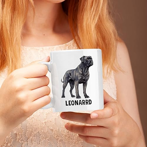 Miniatura 19 de Taza de café negra personalizada con nombre Chow Chow Chow de 11 onzas, taza de café blanca personalizada para perros Chow Chow, regalos para Chow