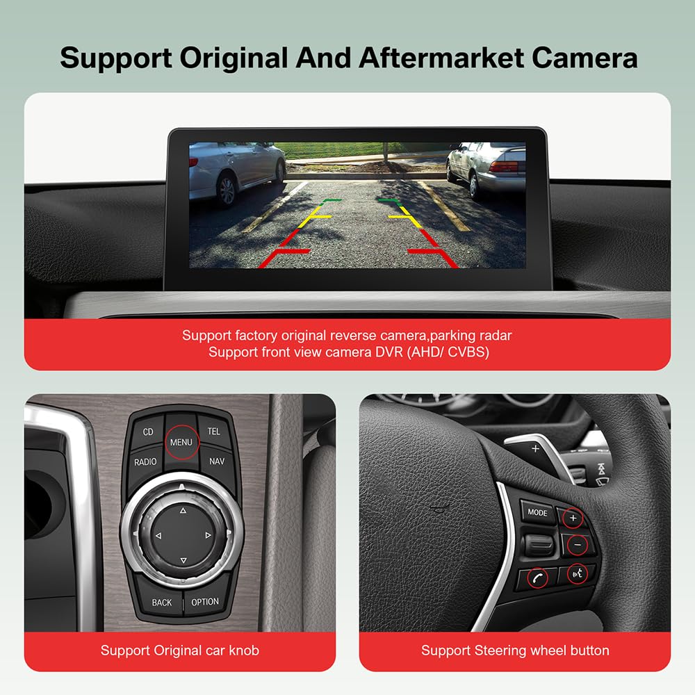 DAB+ bezprzewodowy dekoder CarPlay i Android Auto Retrofit do BMW NBT
