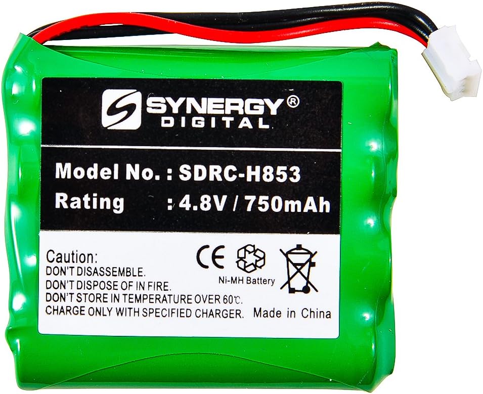 CUSTOM-3 - Ni-MH, 4.8 Volt, 720 mAh, Ultra Hi-Capacity Battery - Replacement Battery for Marantz and Phillips HHR-60AAA/F4 Remote Control Battery Cordless Phone Battery