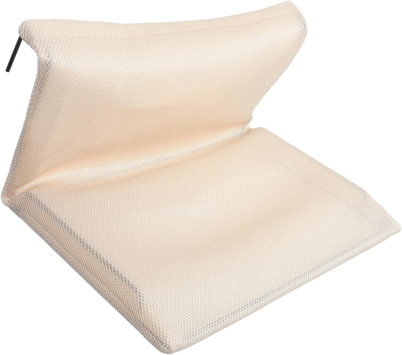 OUNONA Cat Hammock Hanging Bed for Indoor and Outdoor Use, Breathable Mesh Fabric Foldable Detachable Design, Large Size Beige Cat Perch Bed Suitable for Seasons