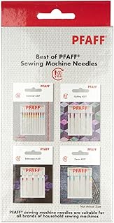 Pfaff Maschinennadel-Sortiment 4er-Set – 25 Nadeln für Universal, Quilting, Jeans & Stick – System 130/705H