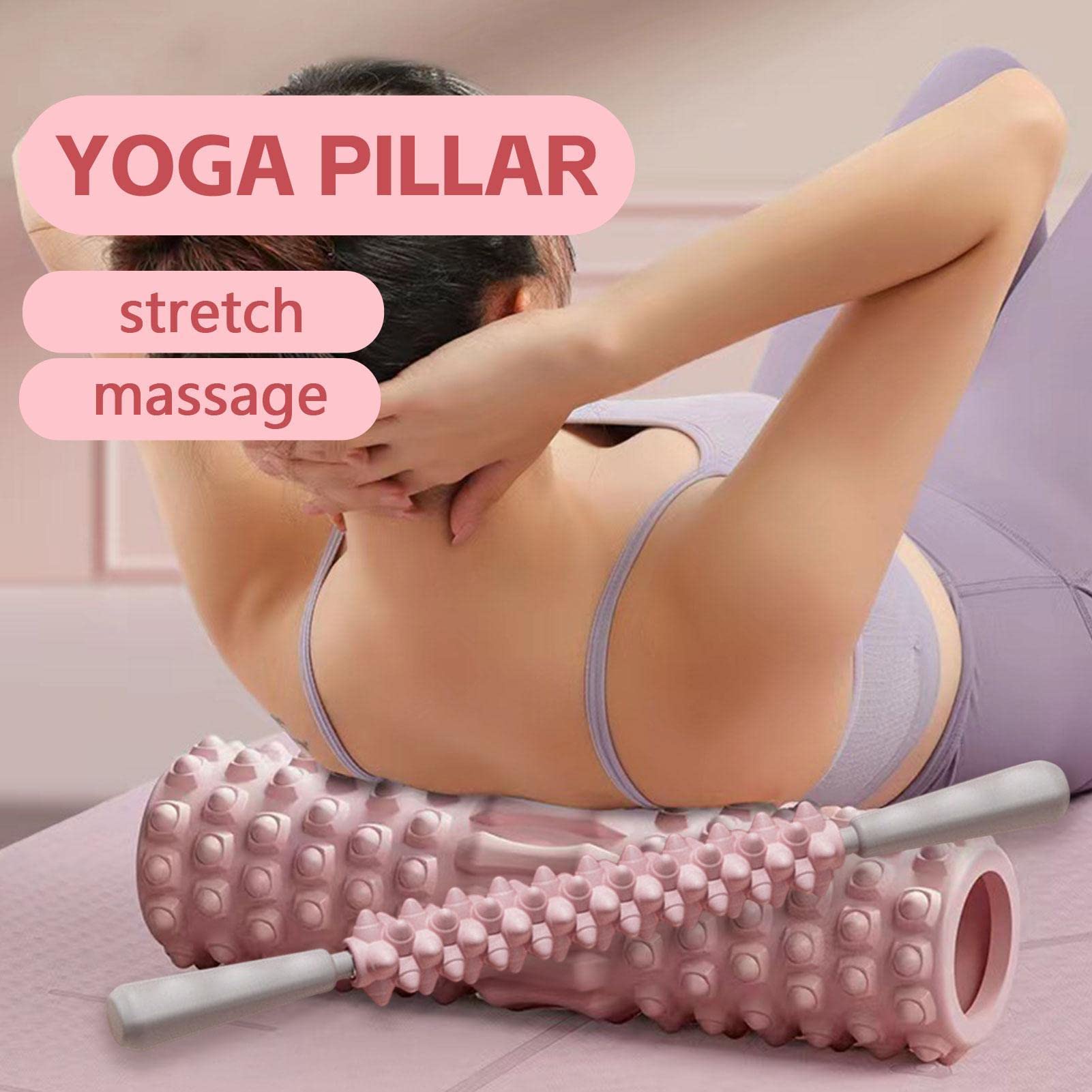 Rullo muscolare per gambe, massaggio al polpaccio a media densità | barra a rullo portatile per gambe, polpaccio, schiena, massaggiatore sportivo per palestra, casa