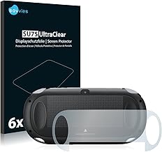 savvies Screen Protector for Sony Playstation PCH-1000-PS Series Vita Touchpad (Back) (6 Units) Ultra Transparent Film