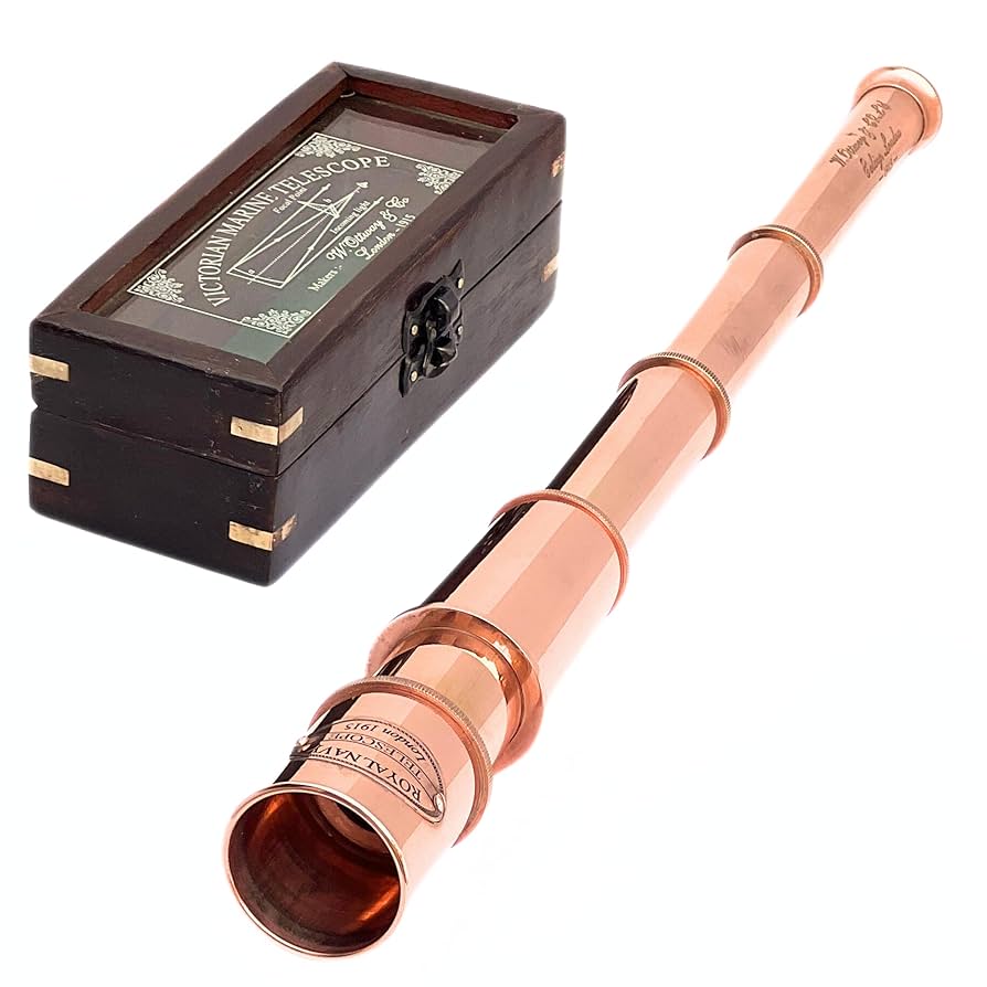 望遠鏡 アンティーク 1915 ヴィクトリア マリーンスコープ Amazon.co.jp: Victorian Marine オールドアンティーク望遠鏡 10