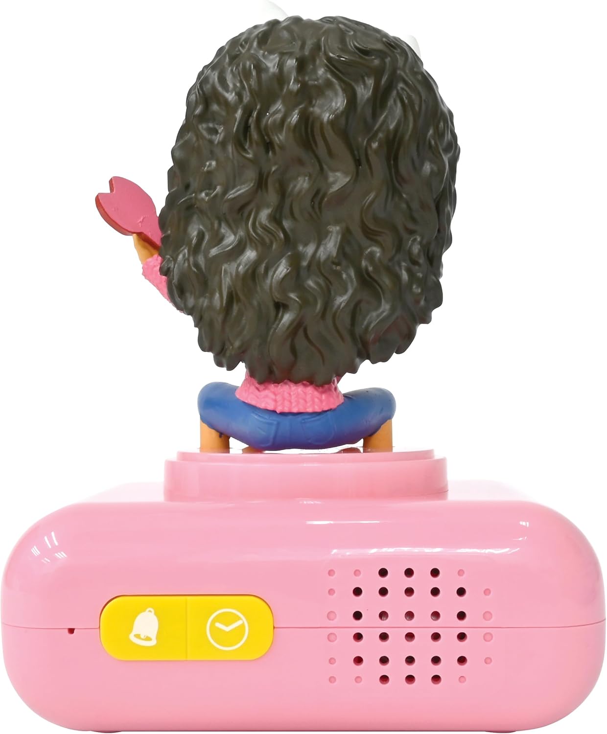 LEXiBOOK, Gabby’s Dollhouse, Gabby Nightlight Alarm Clock, Sounds and Melodies, Backlit LCD Screen, Illuminated, Snooze, Pink, RL800GDH