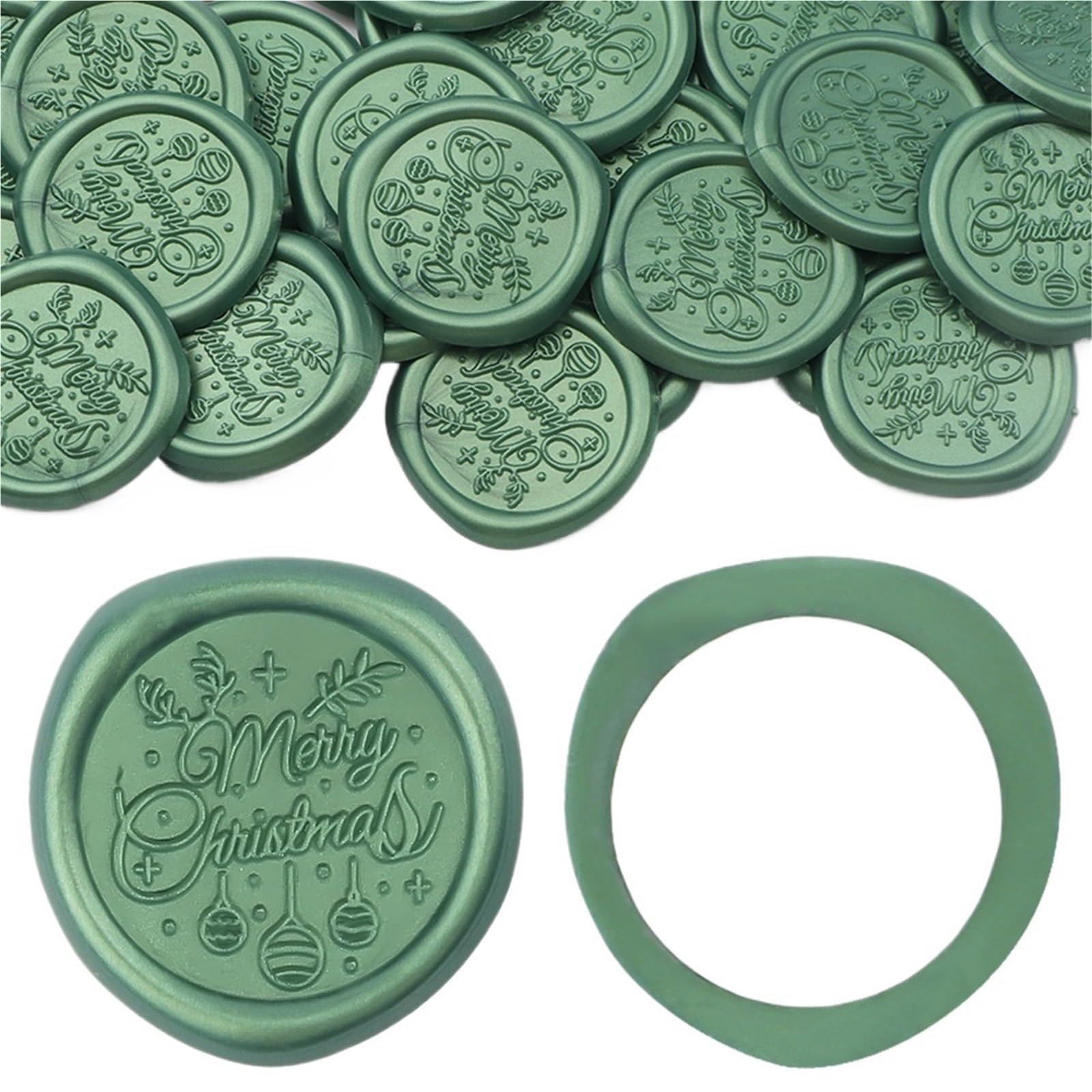 Efrjuwi Color 01 Wax Envelope Seal Stickers 25Pcs Elements Invitation Self-Adhesive Perfect For Invitations, Present Wrap(Color 01)