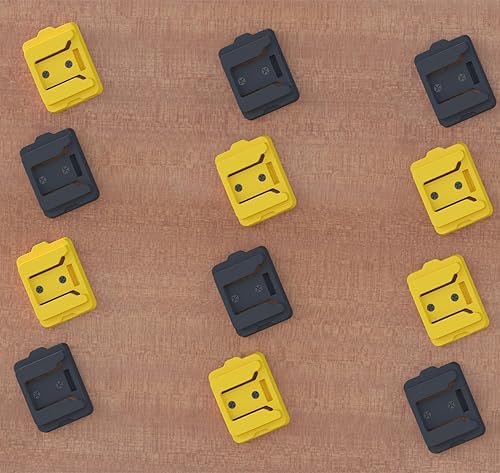 Miniatura 3 de Soportes de batería para Dewalt 20V Mount Dock Fit para 20V 60V (sin batería), paquete de 5 soportes de base de batería para baterías DCB200 DCB203