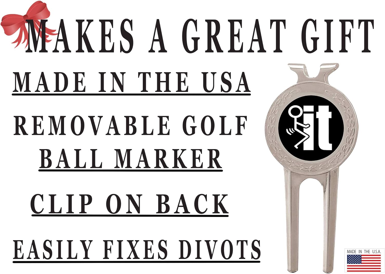 review Rogue River Tactical Funny F It Screw It Golf Divot Tool Golf Ball Marker Gag Gift for Him Dad Grandpa